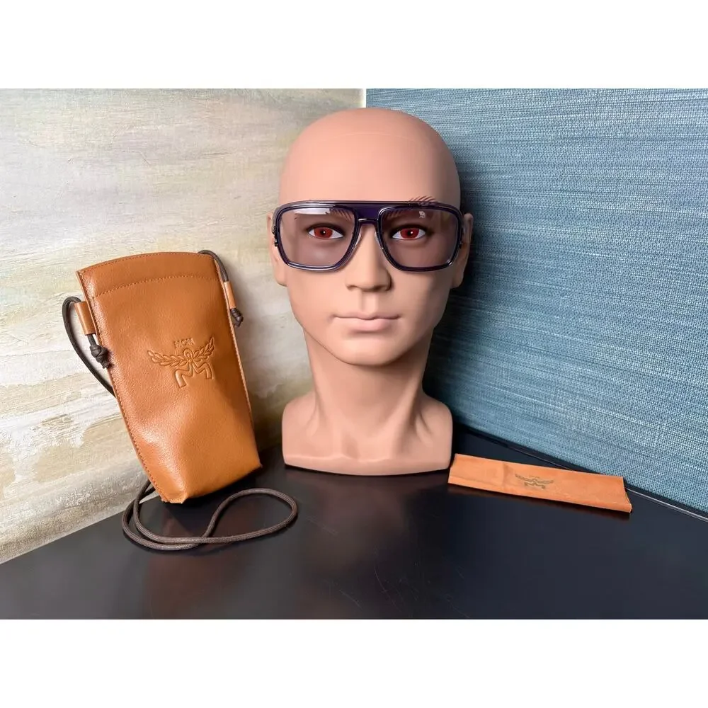 Never Worn - MCM Unisex Navigator Photochromic Blue Sunglasses